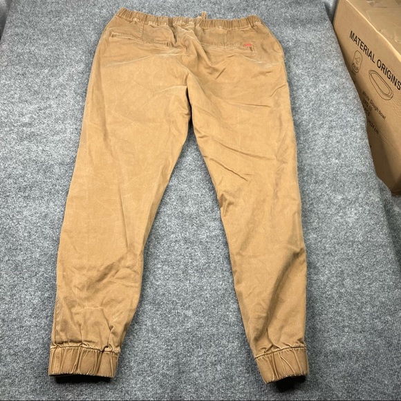 Bullhead Denim | khaki tan Drawstring Skinny Jogger - Size Large - Picture 8 of 11